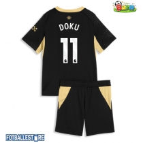 Manchester City Jeremy Doku #11 Bortedraktsett Barn 2026-27 Kortermet (+ Korte bukser)